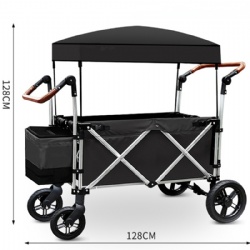 Collapsible Folding Wagon Cart With Canopy